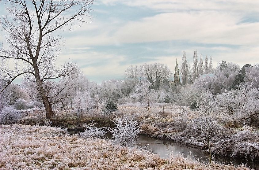 River Trent in Staffordshire