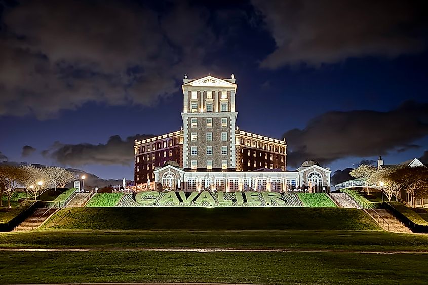 The Cavalier Hotel at Night image credit Bryan Dearsley