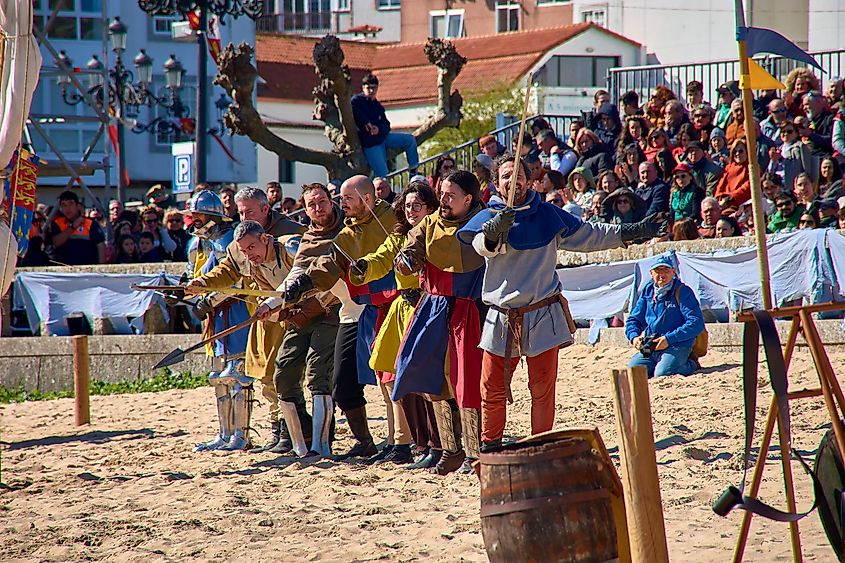 The Arribada festival in Baiona, Spain