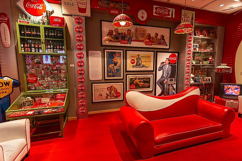 The World of Coca-Cola Museum in Atlanta, Georgia.