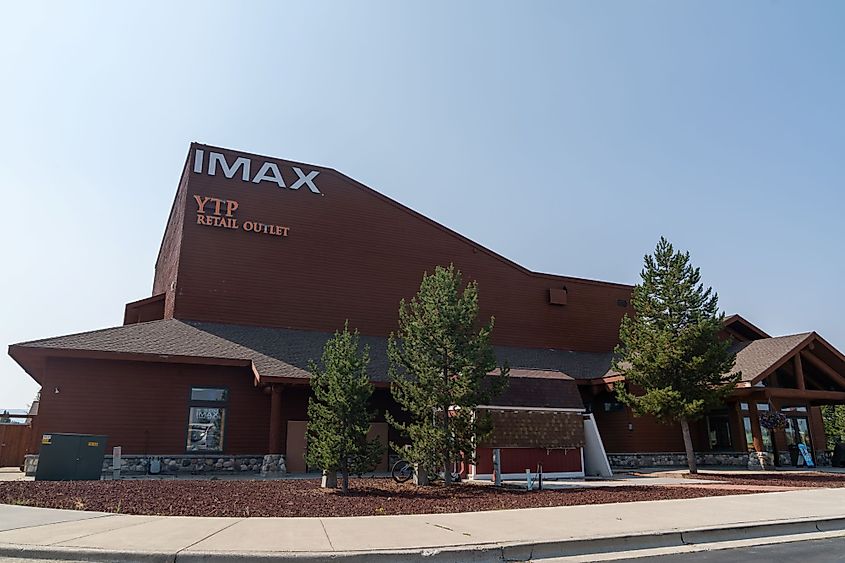 The Yellowstone Giant Screen Theatre in West Yellowstone, Montana