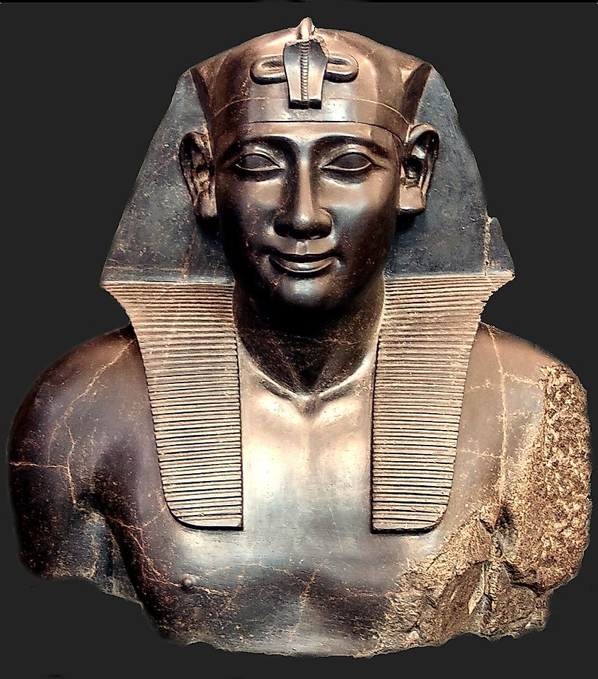 The sculpture of Ptolemy I Soter, the founder of the Ptolemaic kingdom of Egypt.
