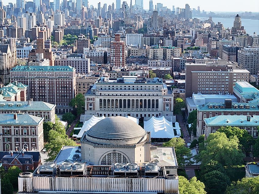 Columbia university campus