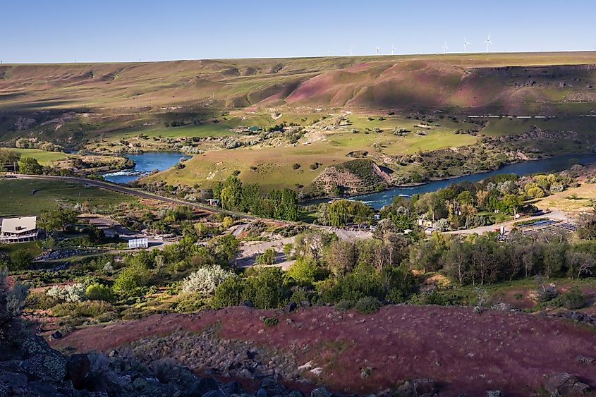 Hagerman Fossil Beds area in Snake River valley, Idaho