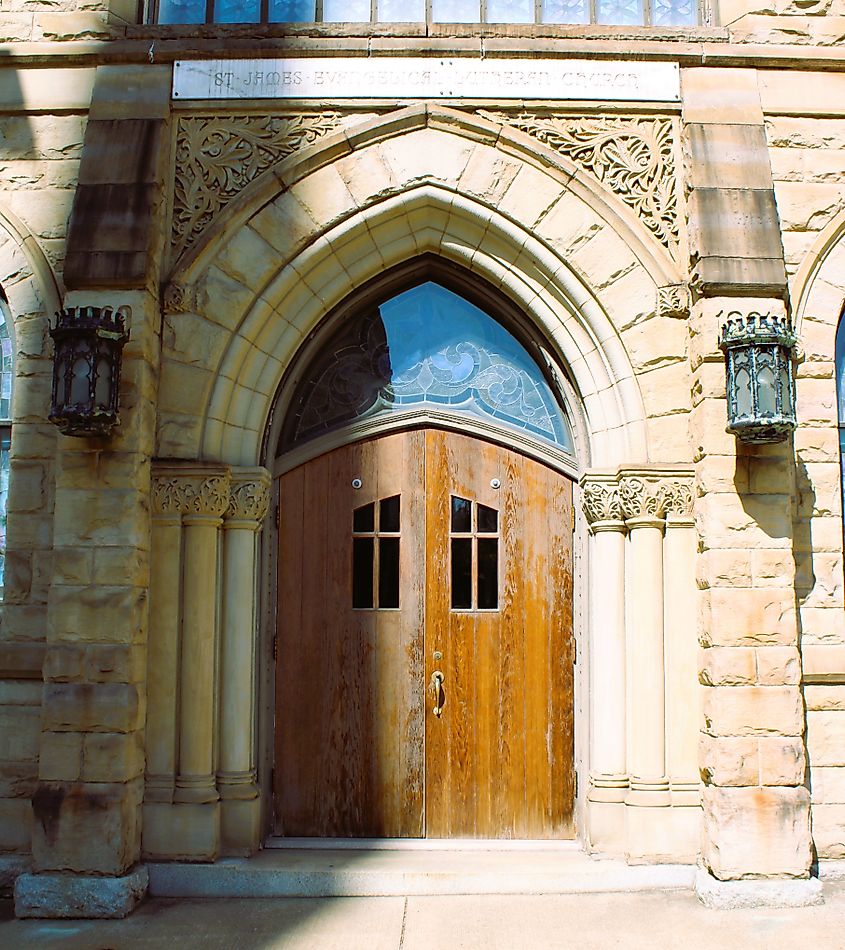 St. James Evangelical Lutheran Church in Wheeling, West Virginia. 