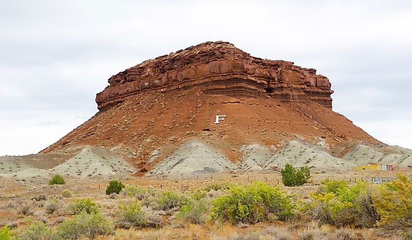 Signature butte in Fredonia, Arizona.