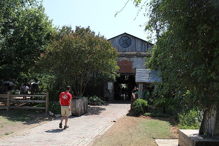   1 ⁄ 1  More details One of the most popular places in Gruene, Texas, the Gristmill restaurant sits just uphill from the Guadalupe River.