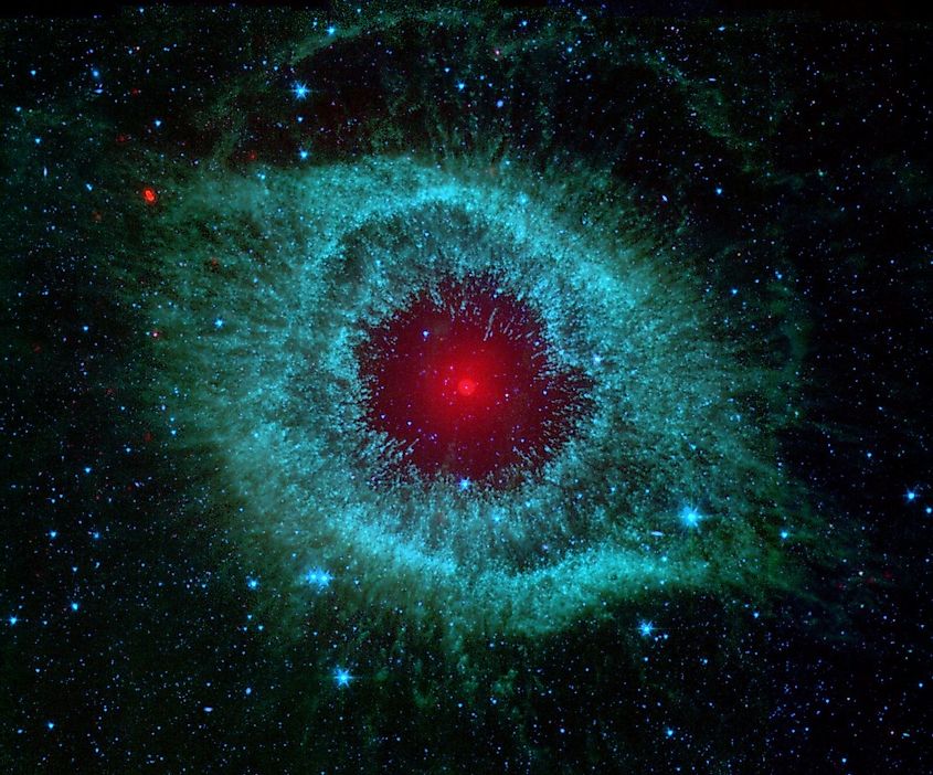 Helix Nebula infrared 