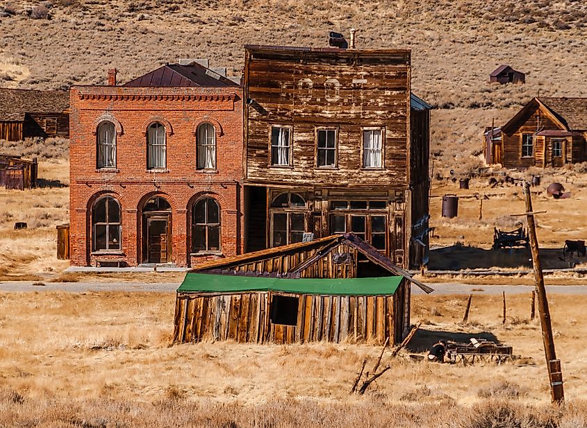Ghost town Bodie State Historic Park California United States.