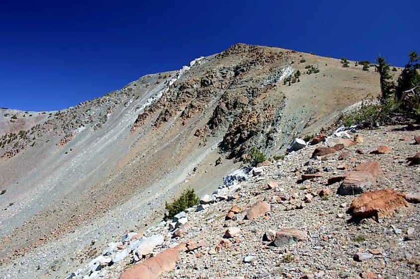 The summit of Mount Eddy.