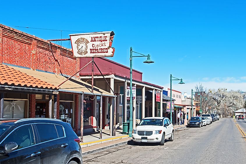 North Main Street in Old Town Cottonwood offers an eclectic range of stores, cafes and restaurants.