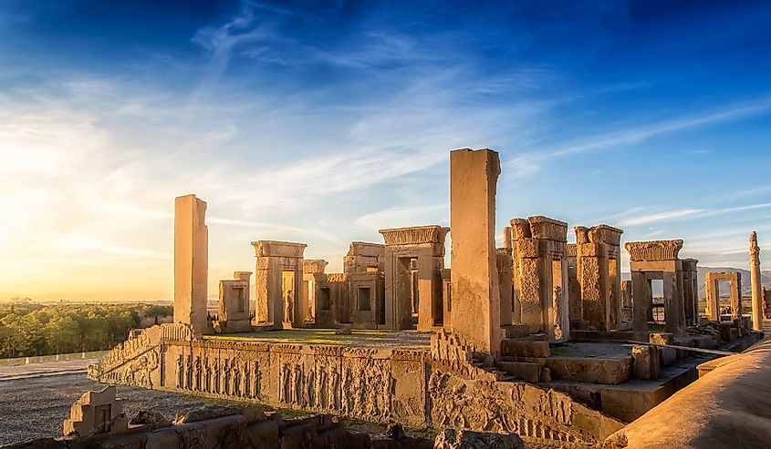 Overview of Persepolis, the ceremonial capital of the Achaemenid Empire