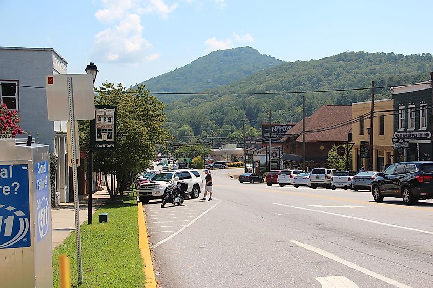 Downtown Clayton, Georgia.