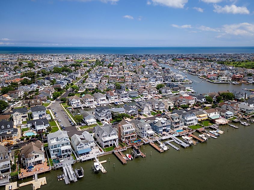 Aerial View of Ocean City, NJ
