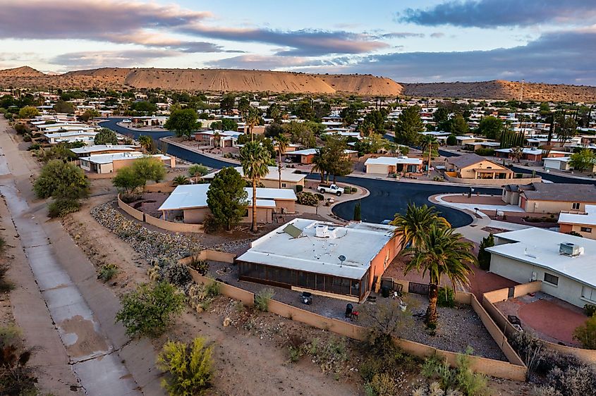 Homes in Green Valley, Arizona.