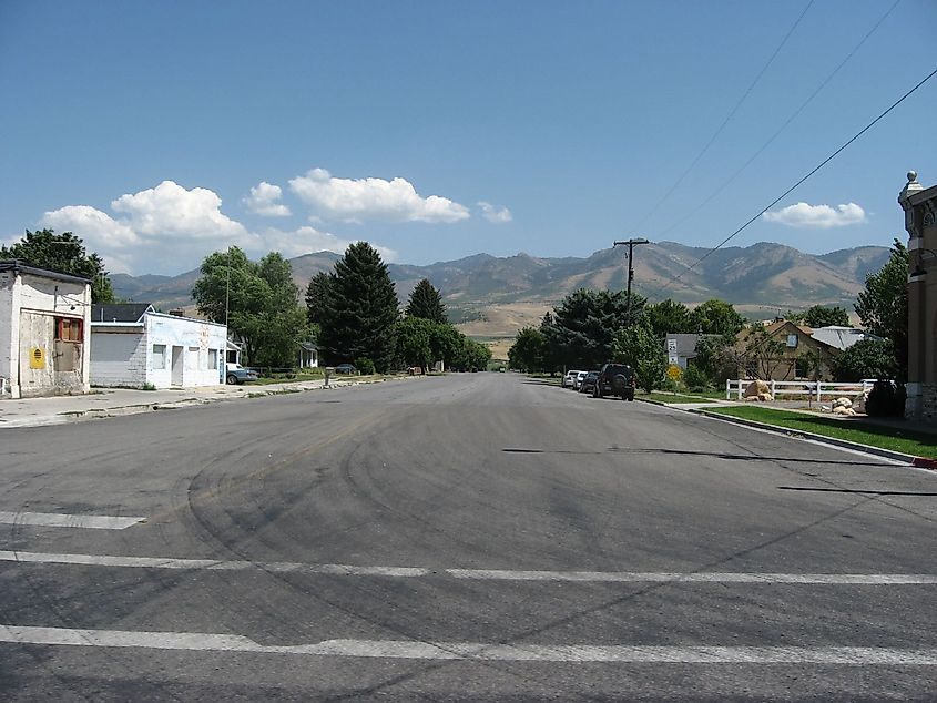 Historic Franklin, Idaho, the oldest town in Idaho.