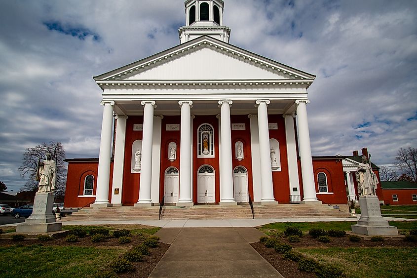 Basilica of St. Joseph Proto-Cathedral in Bardstown, Kentucky.