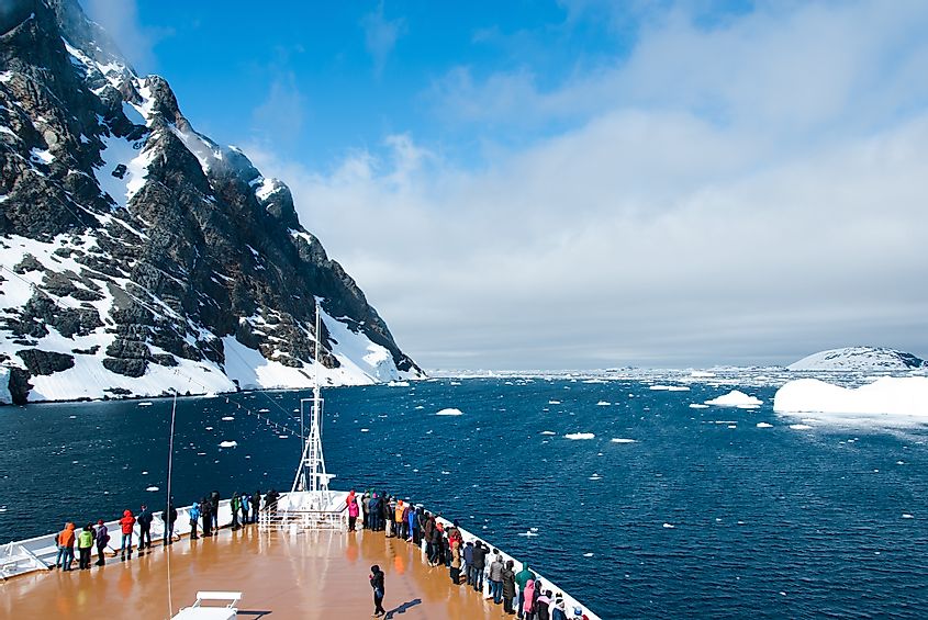 Cruise ships in Antarctica