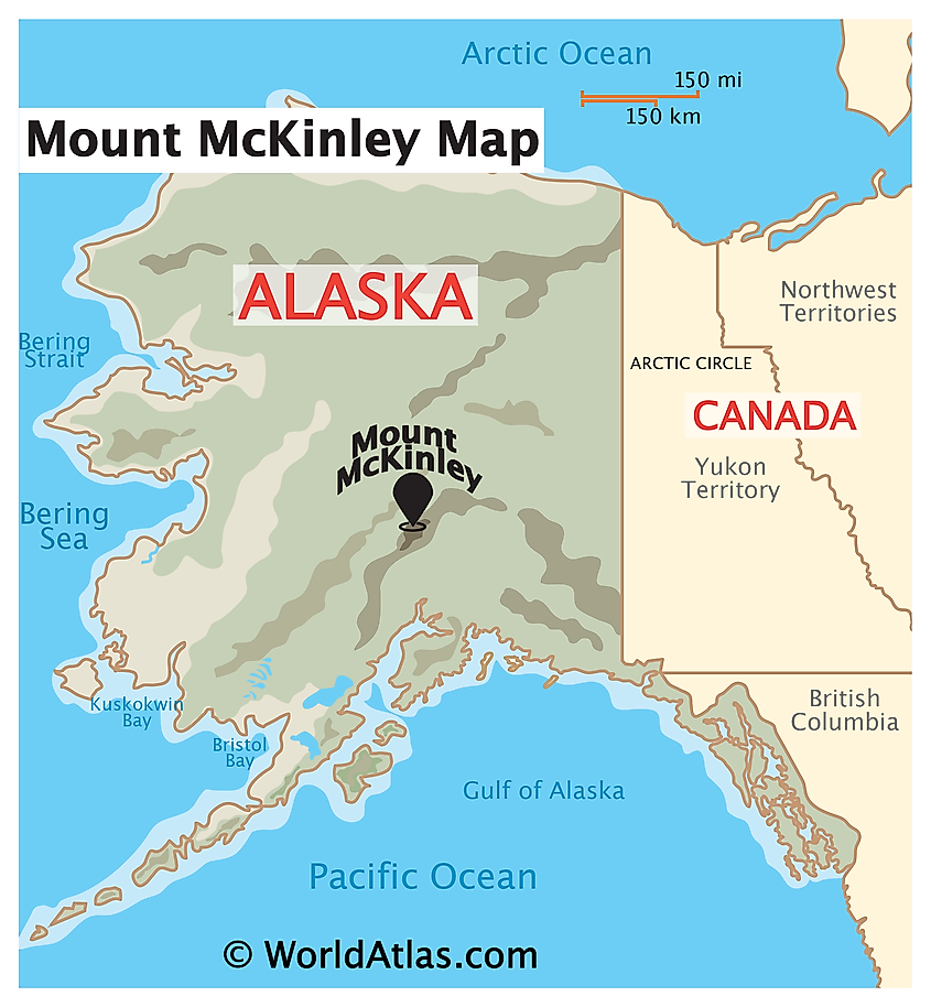 Mount Denali map