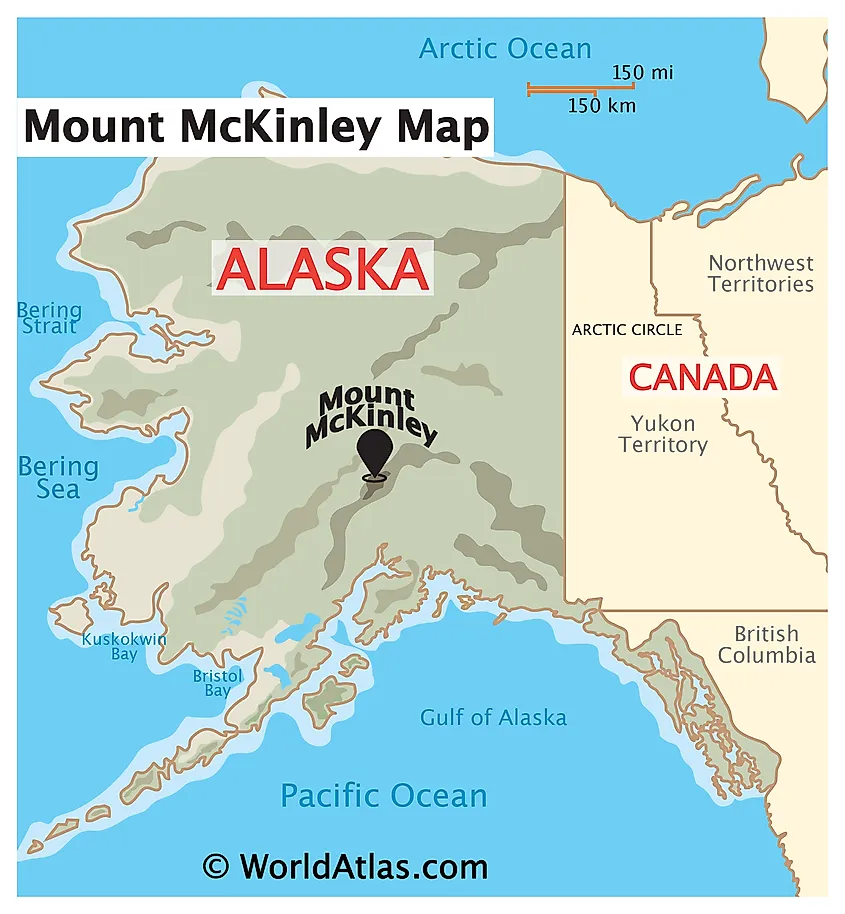 Mount Denali map