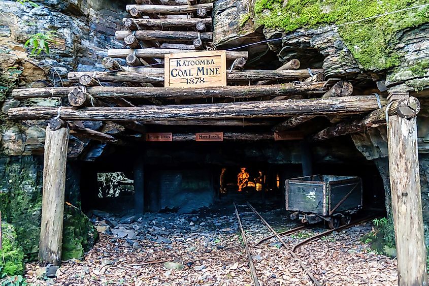 The Katoomba Coal Mine Museum in Katoomba, Australia