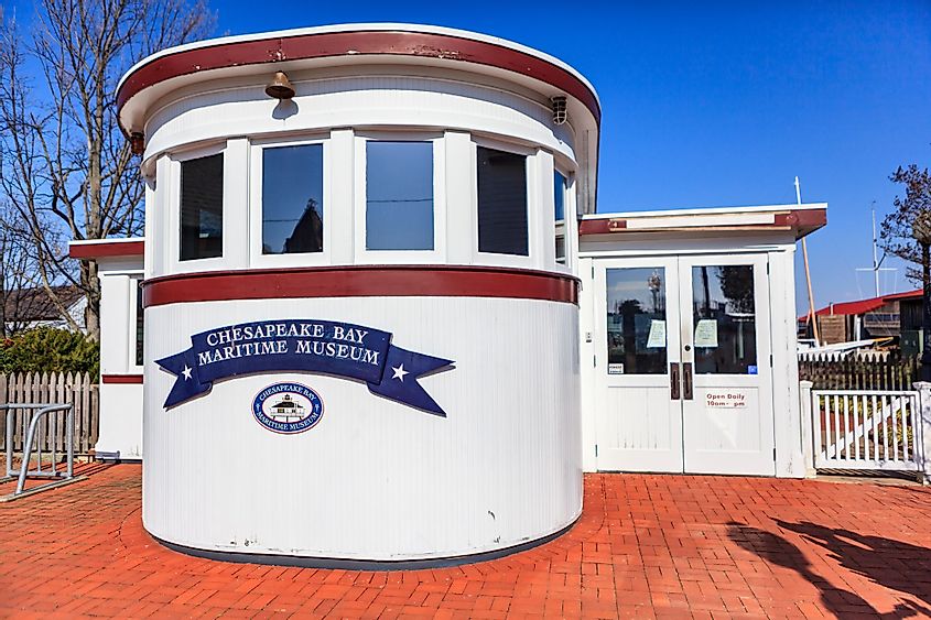 Main Entrance of the Chesapeake Bay Maritime Museum