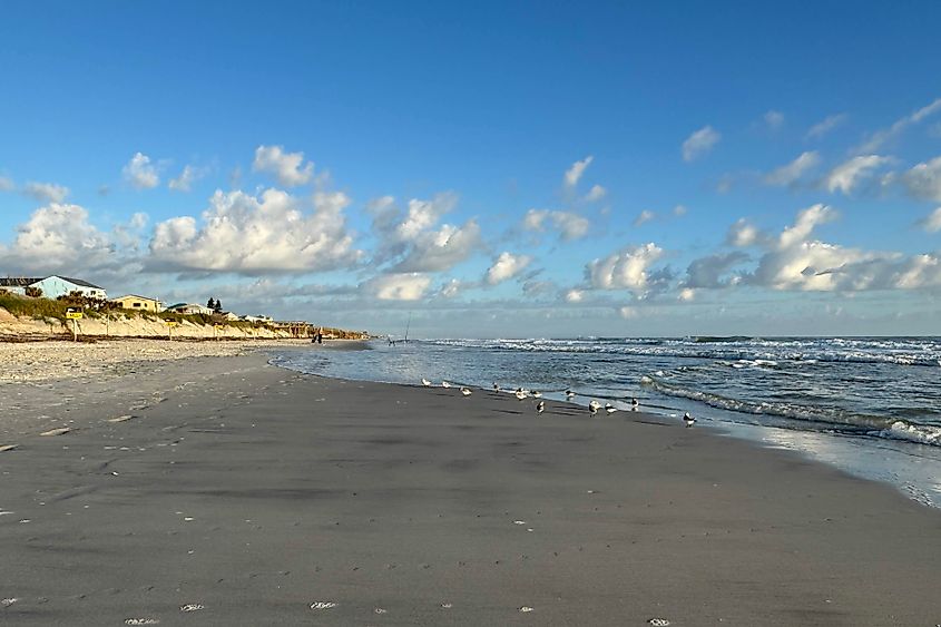 Vilano Beach Sunrsie from St Augustine Beach Club photo by Bryan Ddearsley