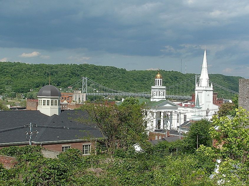 The Skyline of Maysville, Kentucky. 