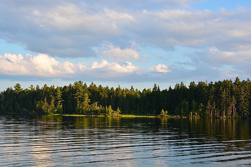 Beautiful Moosehead Lake located in Greenville, Maine.