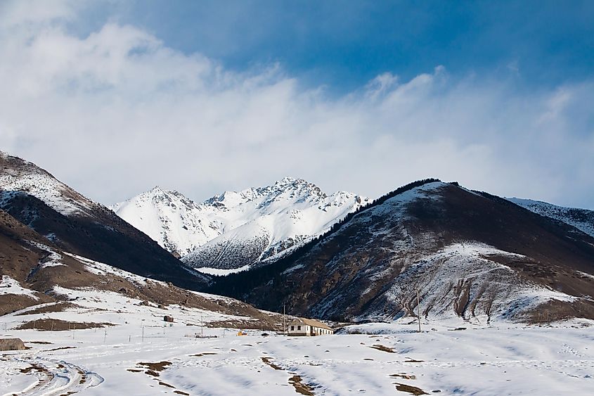 Kyrgystan in winter