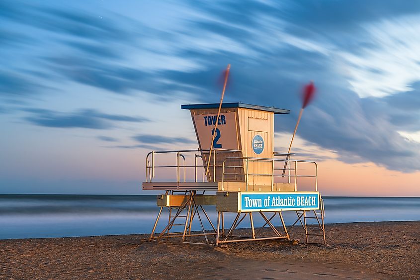 Lifeguard Station at Atlantic Beach, North Carolina.