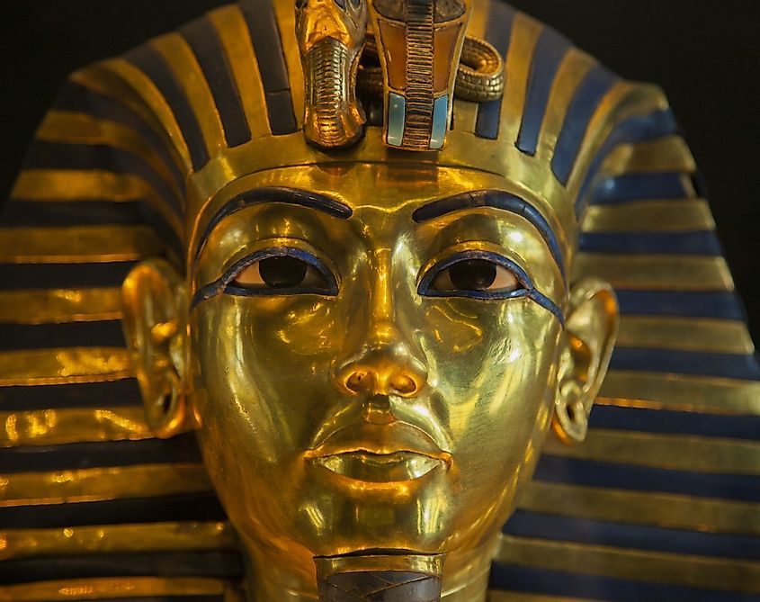 Funeral mask of the Pharoah Tutankhamun