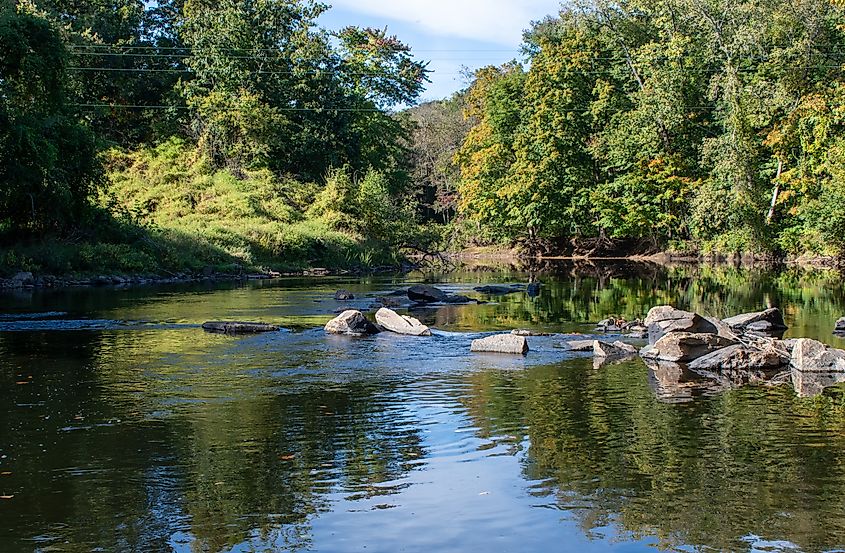 Scenes along the Shetucket River in Eastern CT