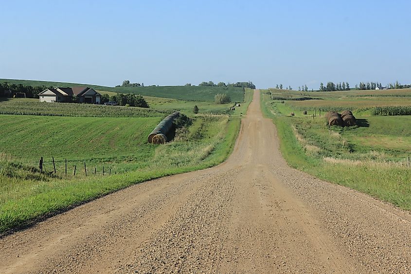 Scenic countryside near Garretson, South Dakota