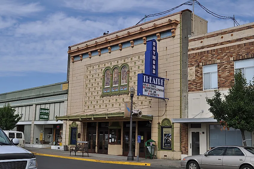 Raymond Theatre, 325 N. Third St., Raymond, Washington, USA.