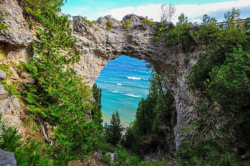 Mackinac Island in the summer.