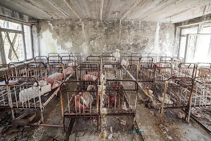 Abandoned kindergarten in Pripyat
