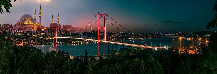 The Bosphorus River in Turkey