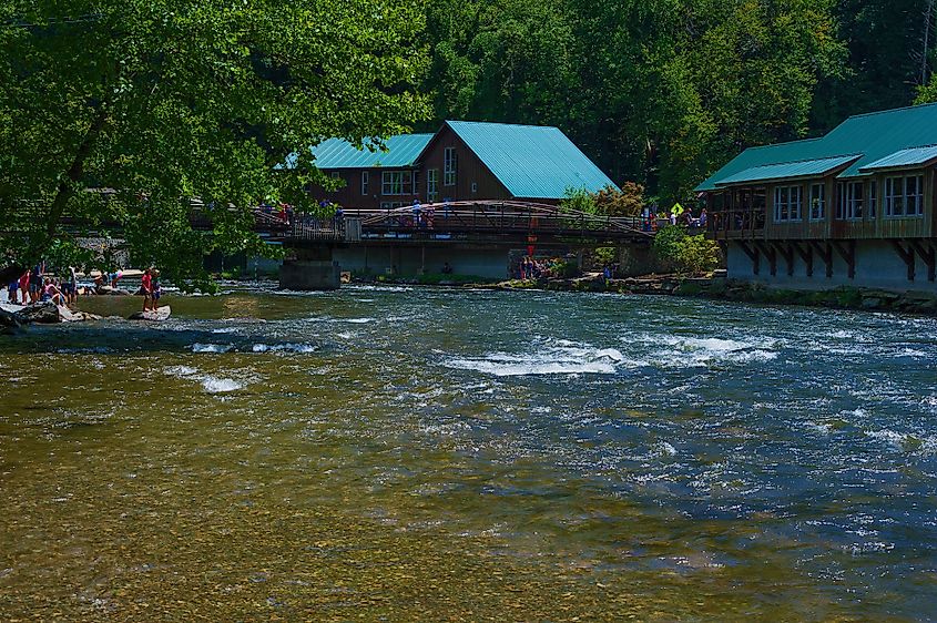 Nantahala River at the Nantahala Outdoor Center.