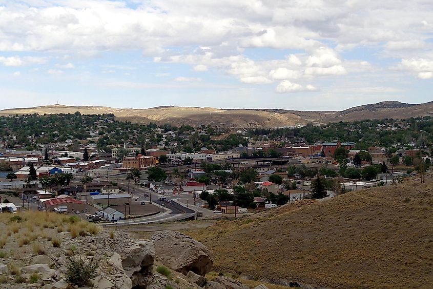 Rock Springs, Wyoming. In Wikipedia. https://en.wikipedia.org/wiki/Rock_Springs,_Wyoming By Vasiliymeshko - Own work, CC BY-SA 4.0, https://commons.wikimedia.org/w/index.php?curid=108016208