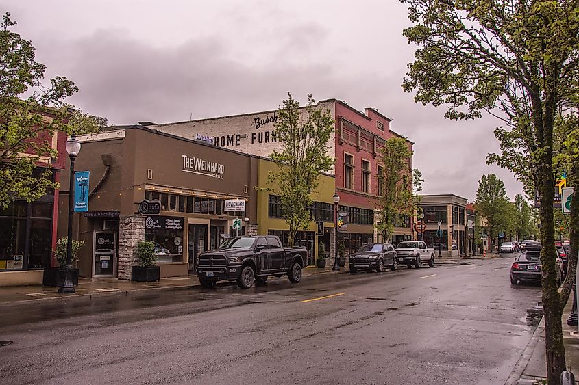 Downtown Oregon City, Oregon