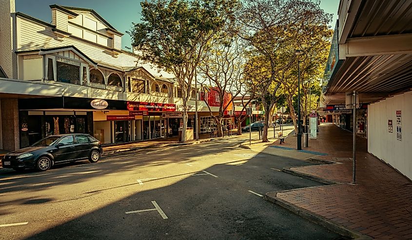 Main shopping street in Gympie.