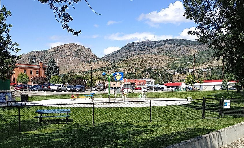 Downtown Grand Forks, British Columbia.