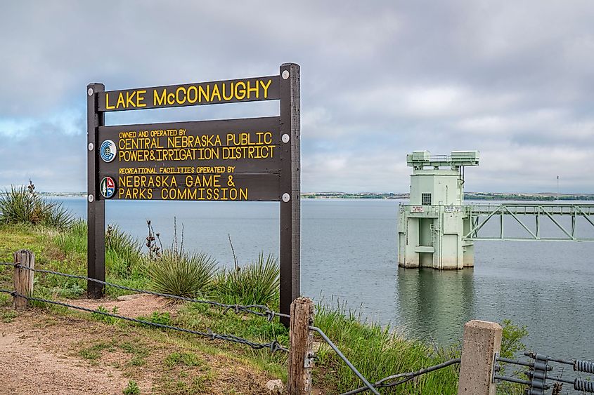Lake McConaughy - a reservoir on the North Platte River in Nebraska
