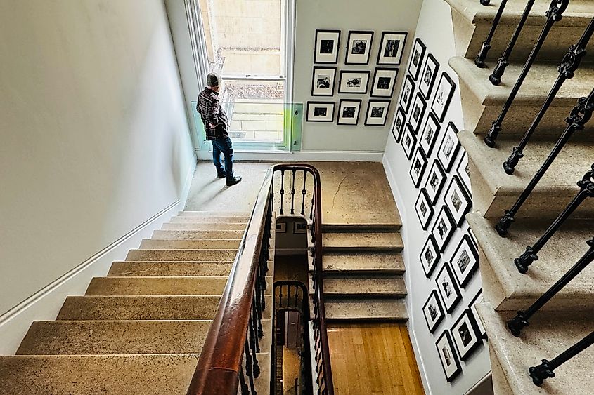 RA Keepers House stairwell Image credit Bryan Dearsley