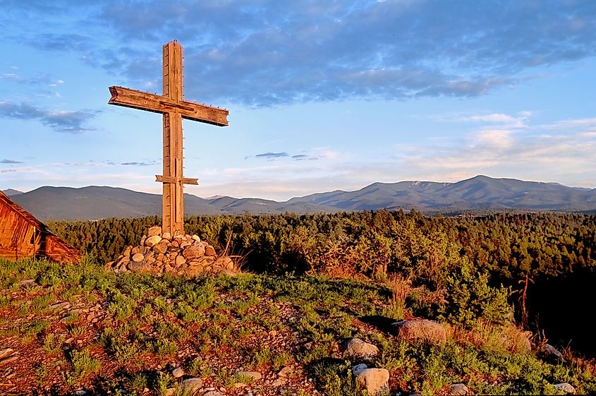 Stunning landscape near Truchas, New Mexico