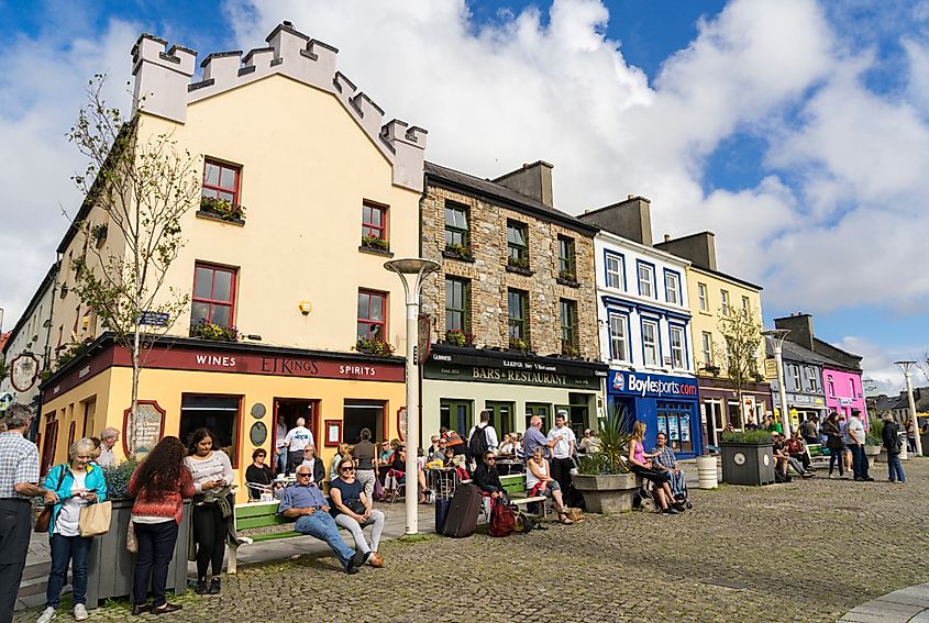 Clifden, Ireland on a summer day