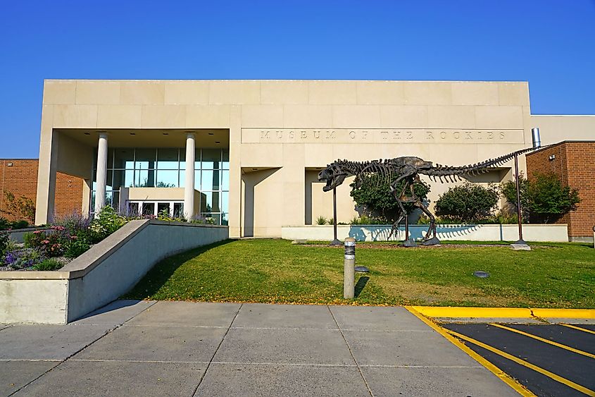 The Museum of the Rockies on the campus of Montana State University in Bozeman, Montana