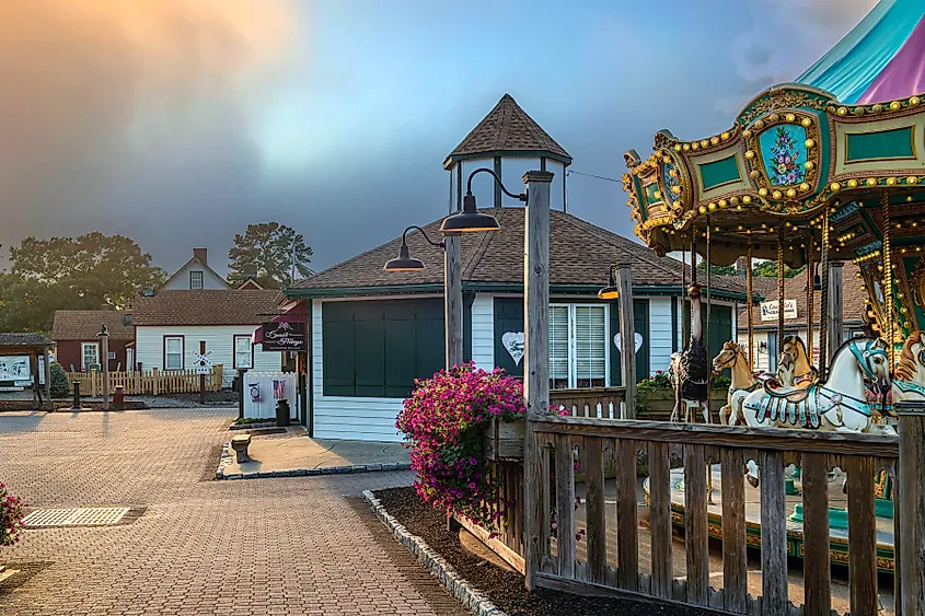Carousel in Smithville, New Jersey.