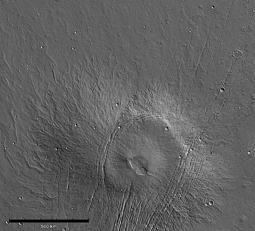 1 ⁄ 1 More details Radial lava flows NW of Alba Mons.